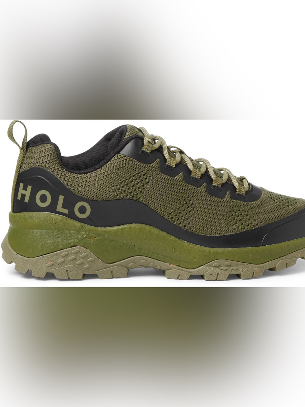 Men's Holo Troy Low Athletic Trail Shoe in Olive Green